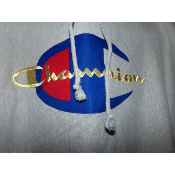 Vintage 90s rare Champion Reverse Weave hoodie M Excellent condition - Picture 2 of 4